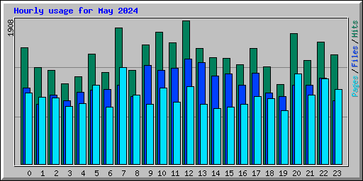 Hourly usage for May 2024